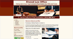 Desktop Screenshot of elwoodlaw.net